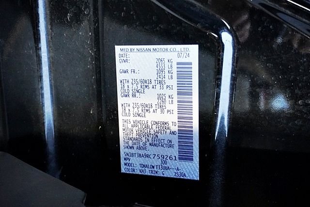 Used 2024 Black Nissan SV image 33