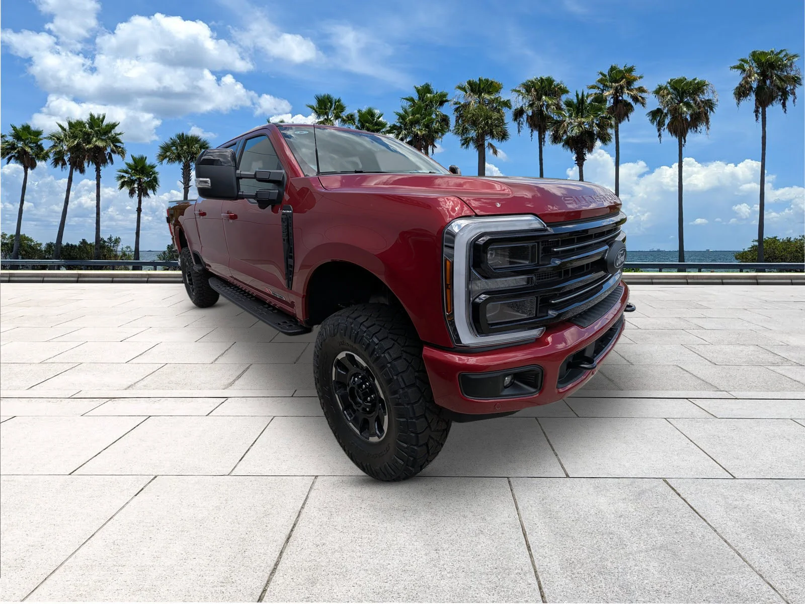 New 2026 Ruby Red Metallic Tinted Clearcoat Ford F-350® Platinum® image 2