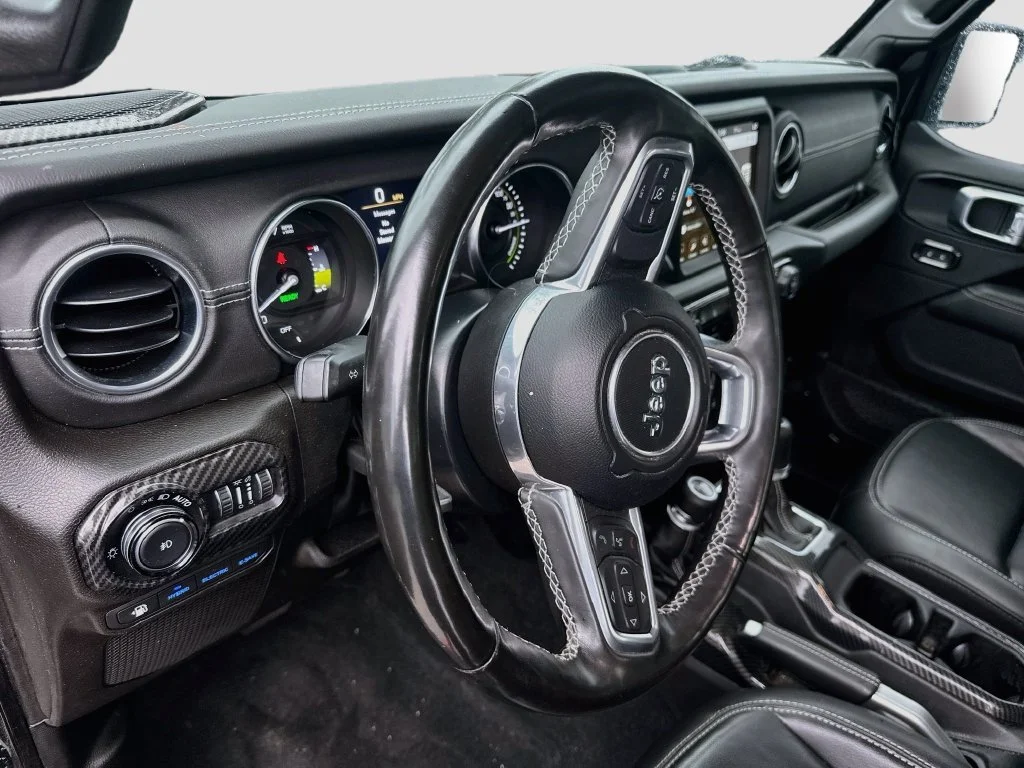 Used 2022 Black Jeep Unlimited Sahara 4xe image 10