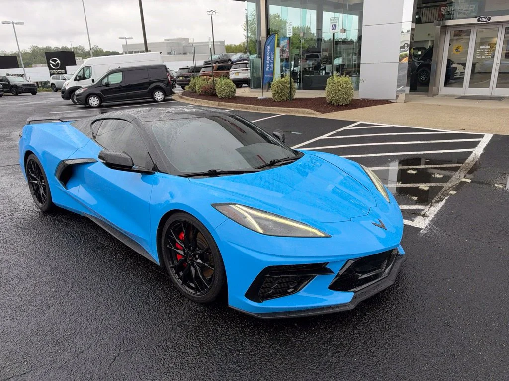 Used 2022 Blue Chevrolet Stingray image 1