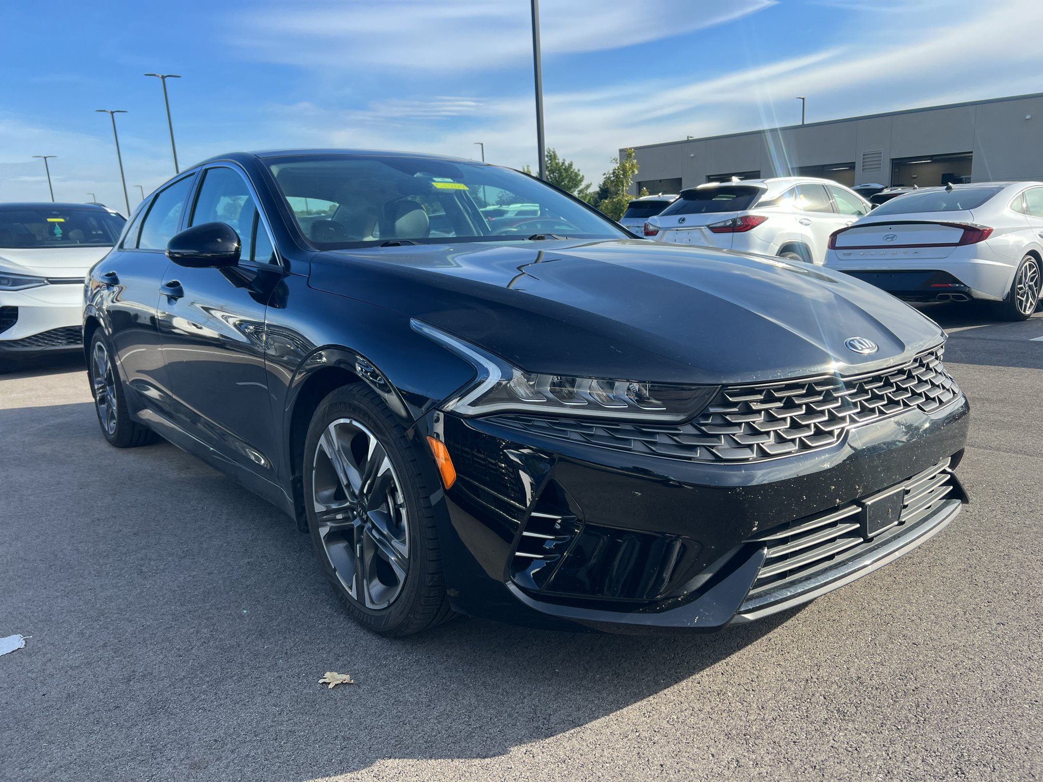 Used 2021 Ebony Black Kia EX image 1