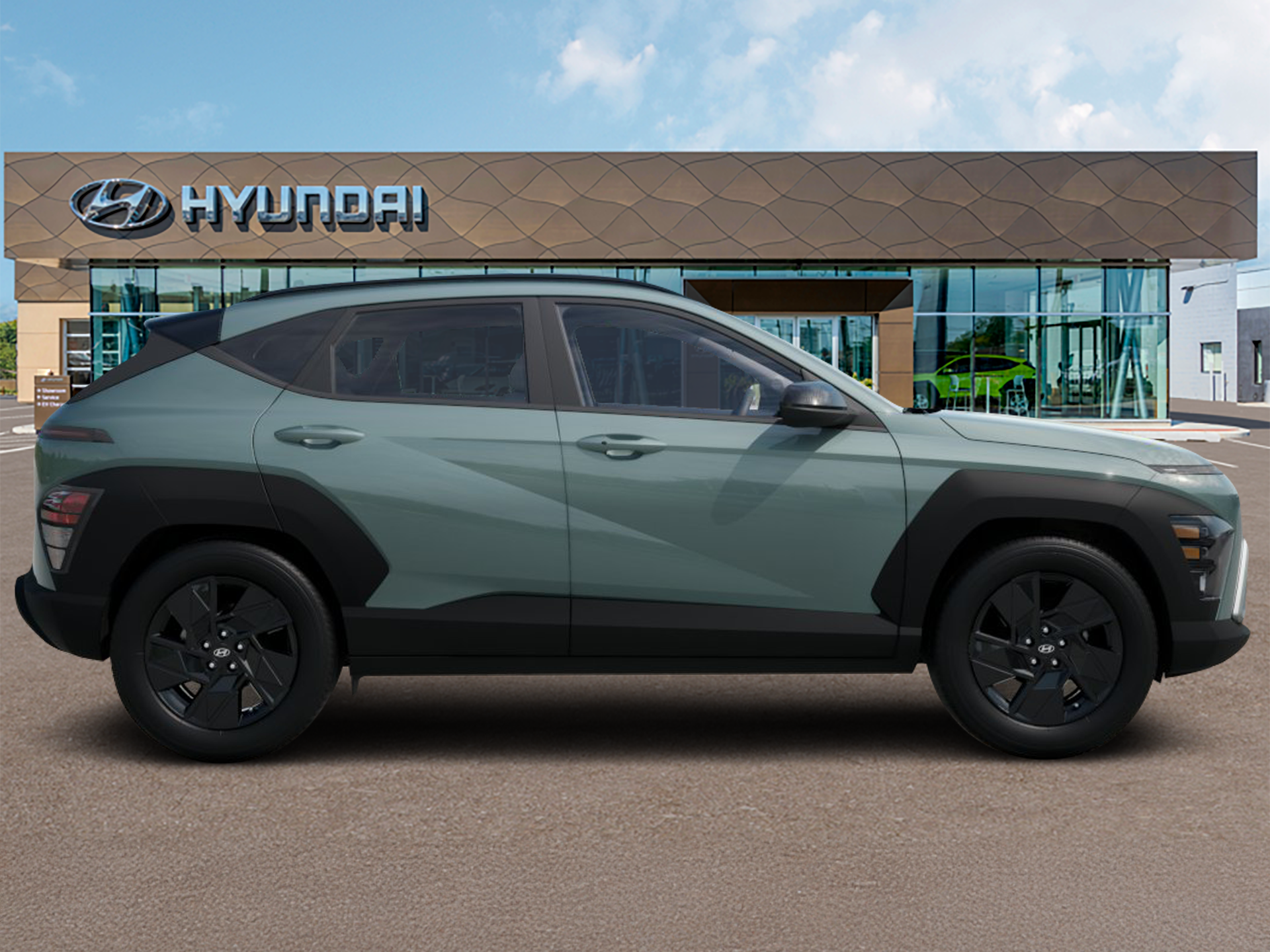 New 2027 Green Hyundai SEL Sport AWD image 15