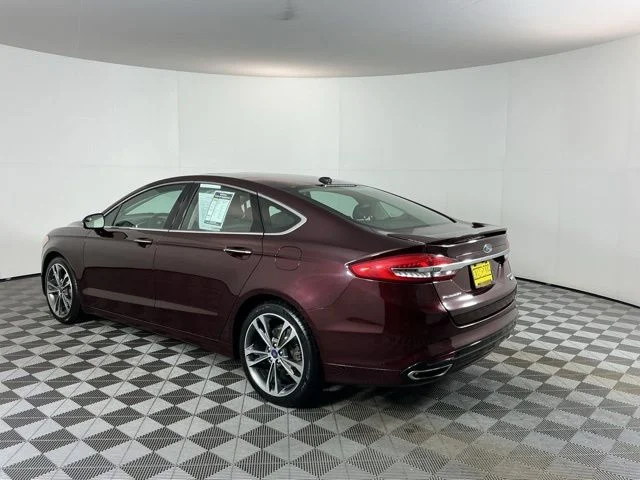 Used 2017 Burgundy Velvet Metallic Tinted Clearcoat Ford Titanium image 7