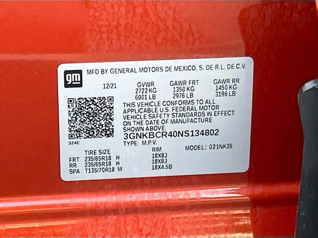 Used 2022 Orange Metallic Chevrolet LT image 29
