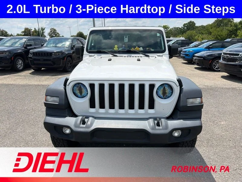 Used 2020 White Jeep Unlimited Sport S image 3