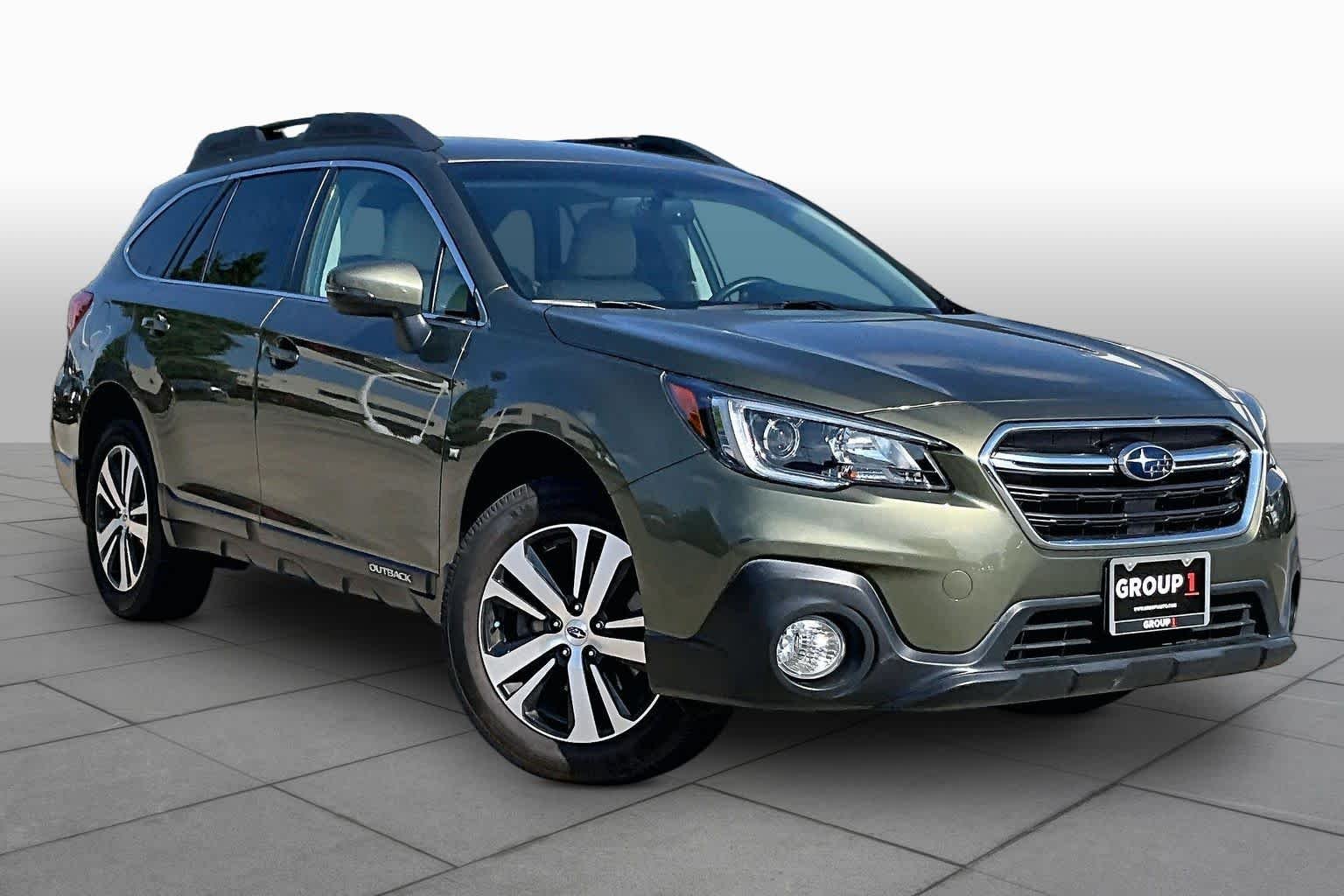 Used 2018 Wilderness Green Metallic Subaru Limited image 3