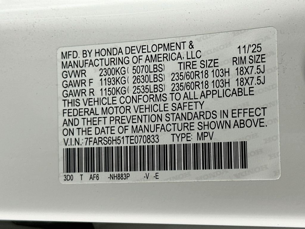Used 2026 Platinum White Pearl Honda Sport image 32