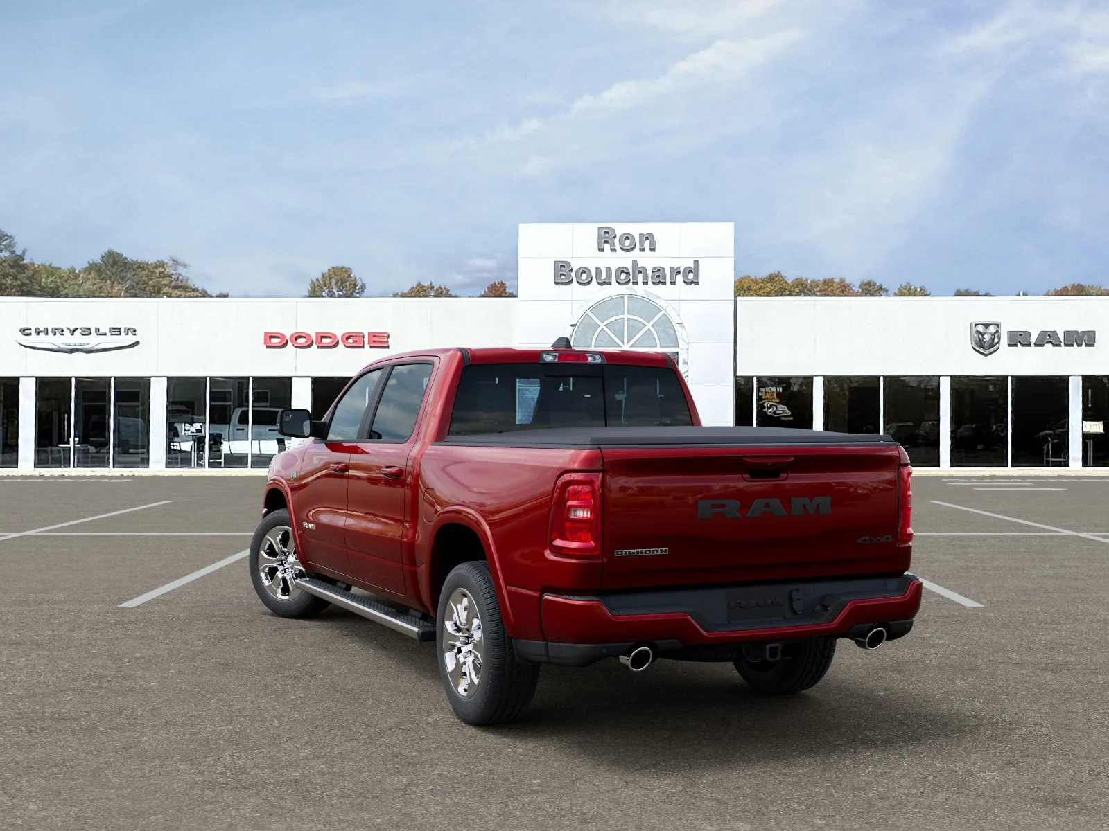 New 2026 Molten Red Pearl-Coat Exterior Paint RAM Big Horn image 3