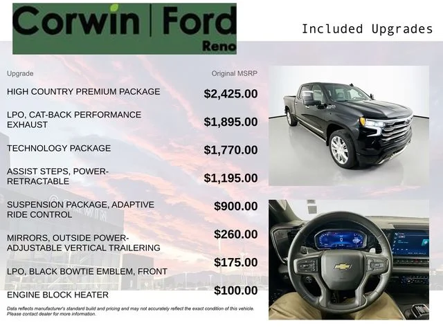 Certified Used 2023 Black Chevrolet High Country image 3