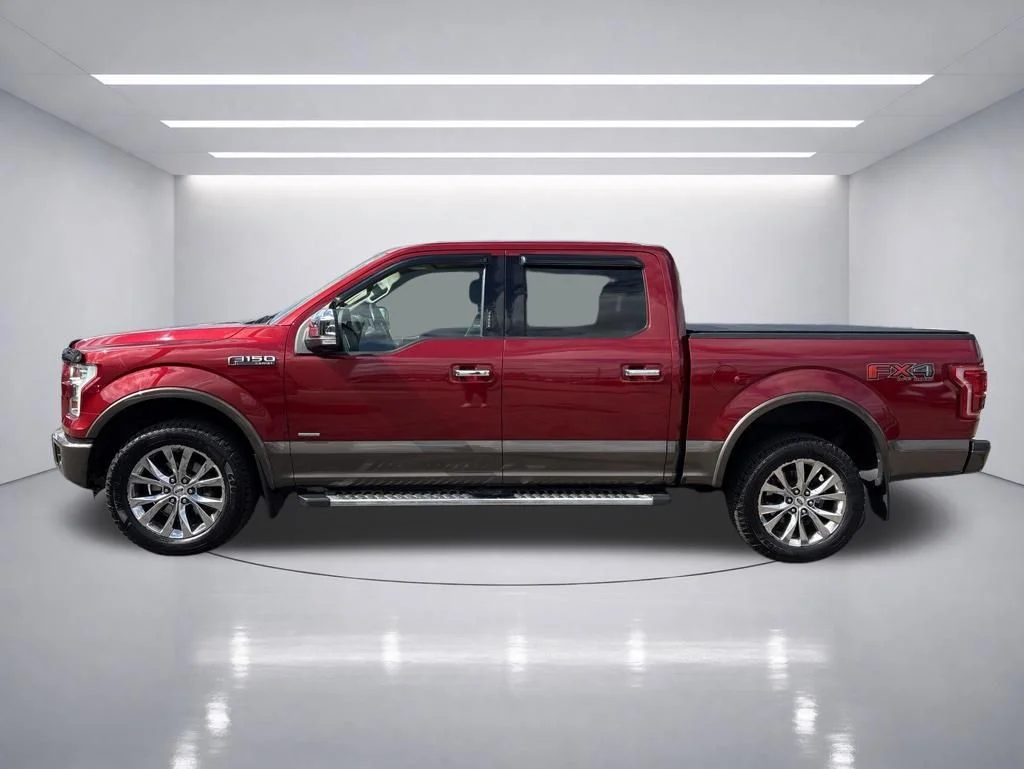 Used 2016 Ruby Red Metallic Tinted Clearcoat Ford Lariat image 3