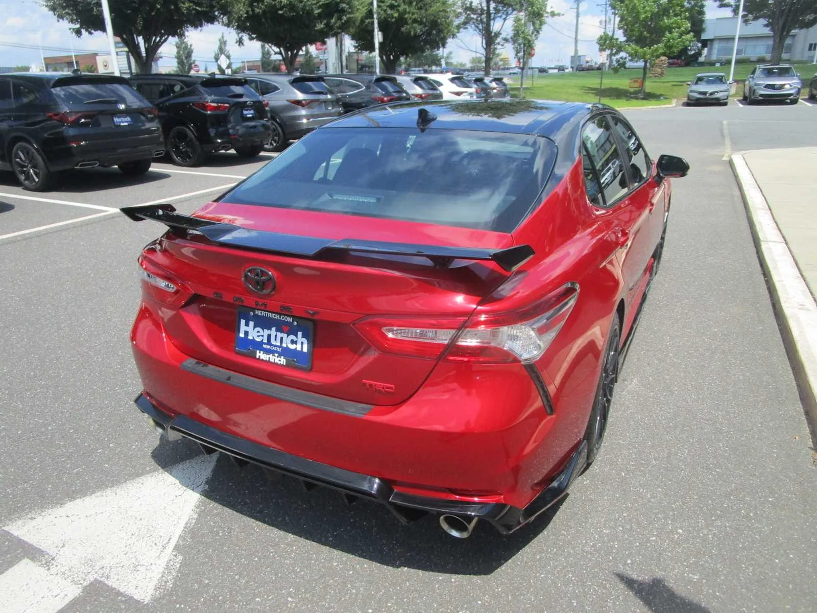 Used 2020 Supersonic Red/Midnight Black Metallic Toyota TRD V6 image 5