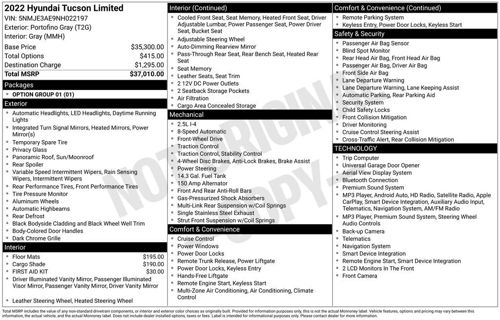Certified Used 2022 Gray Hyundai Limited image 2