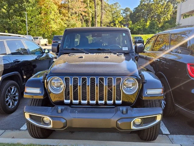 Used 2021 Black Jeep Unlimited Sahara 4xe image 2