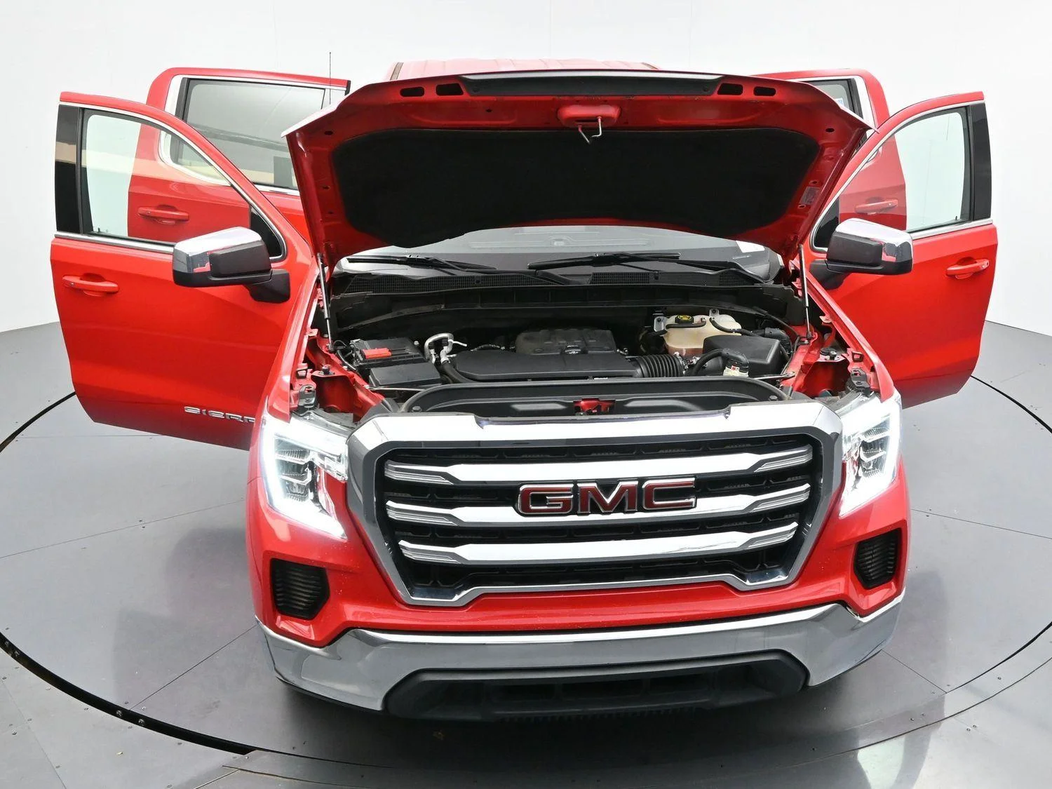 Used 2022 Cardinal Red GMC SLE image 42