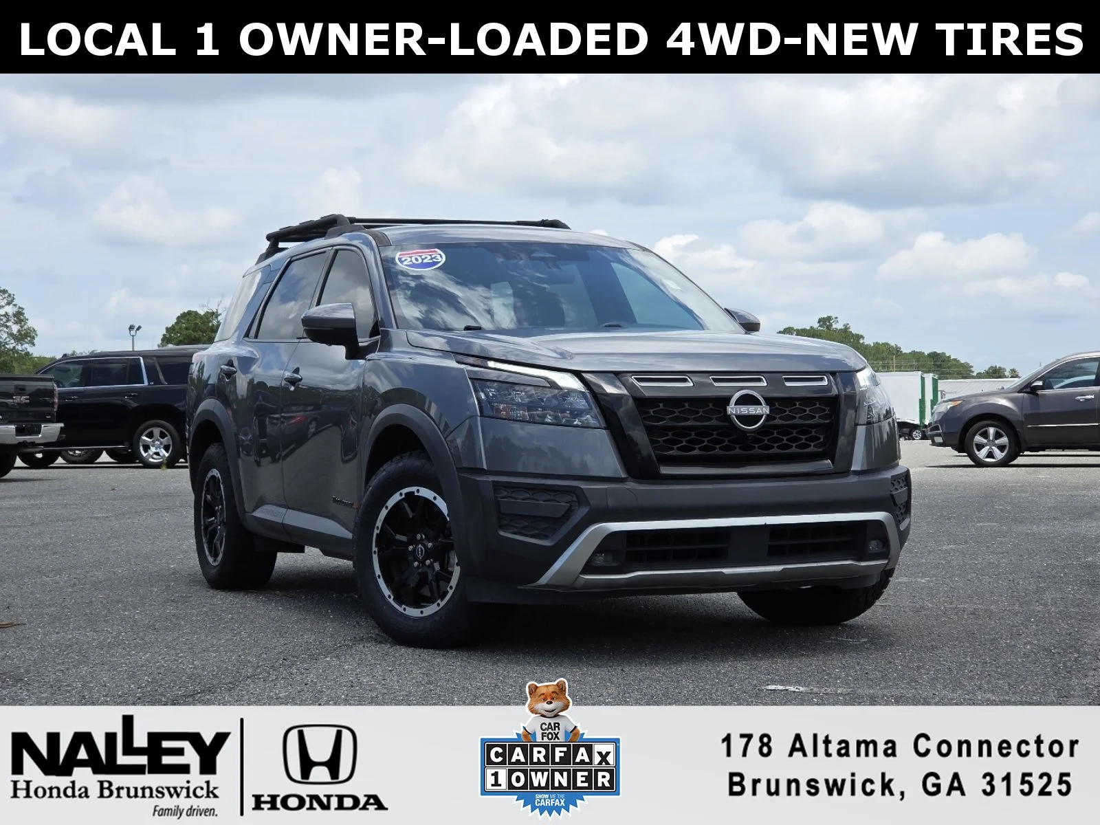 Used 2023 Gun Metallic Nissan Rock Creek 4WD image 1