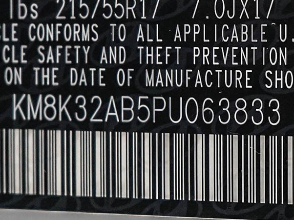 Certified Used 2023 Cyber Silver Hyundai SEL Auto FWD image 28