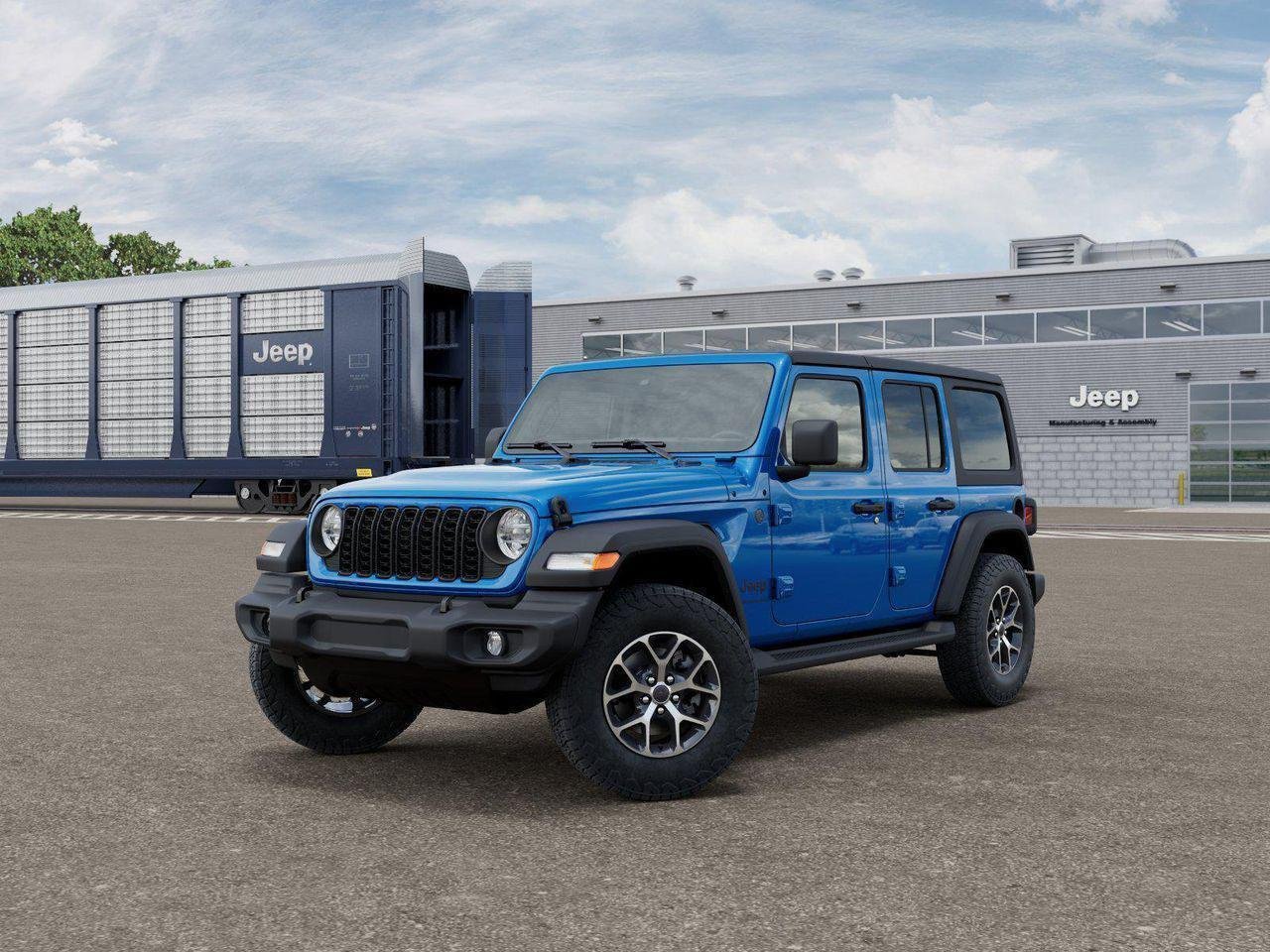 New 2026 Hydro Blue Pearlcoat Jeep Sport S image 1