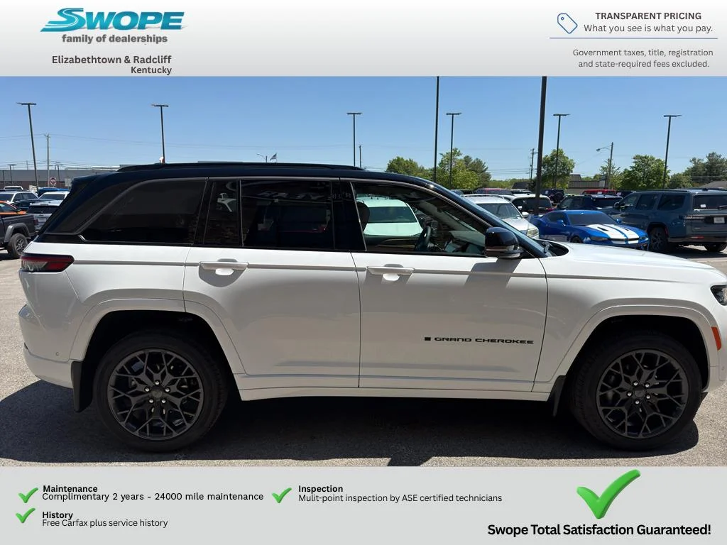 New 2026 Bright White Clear-Coat Exterior Paint Jeep Summit image 31