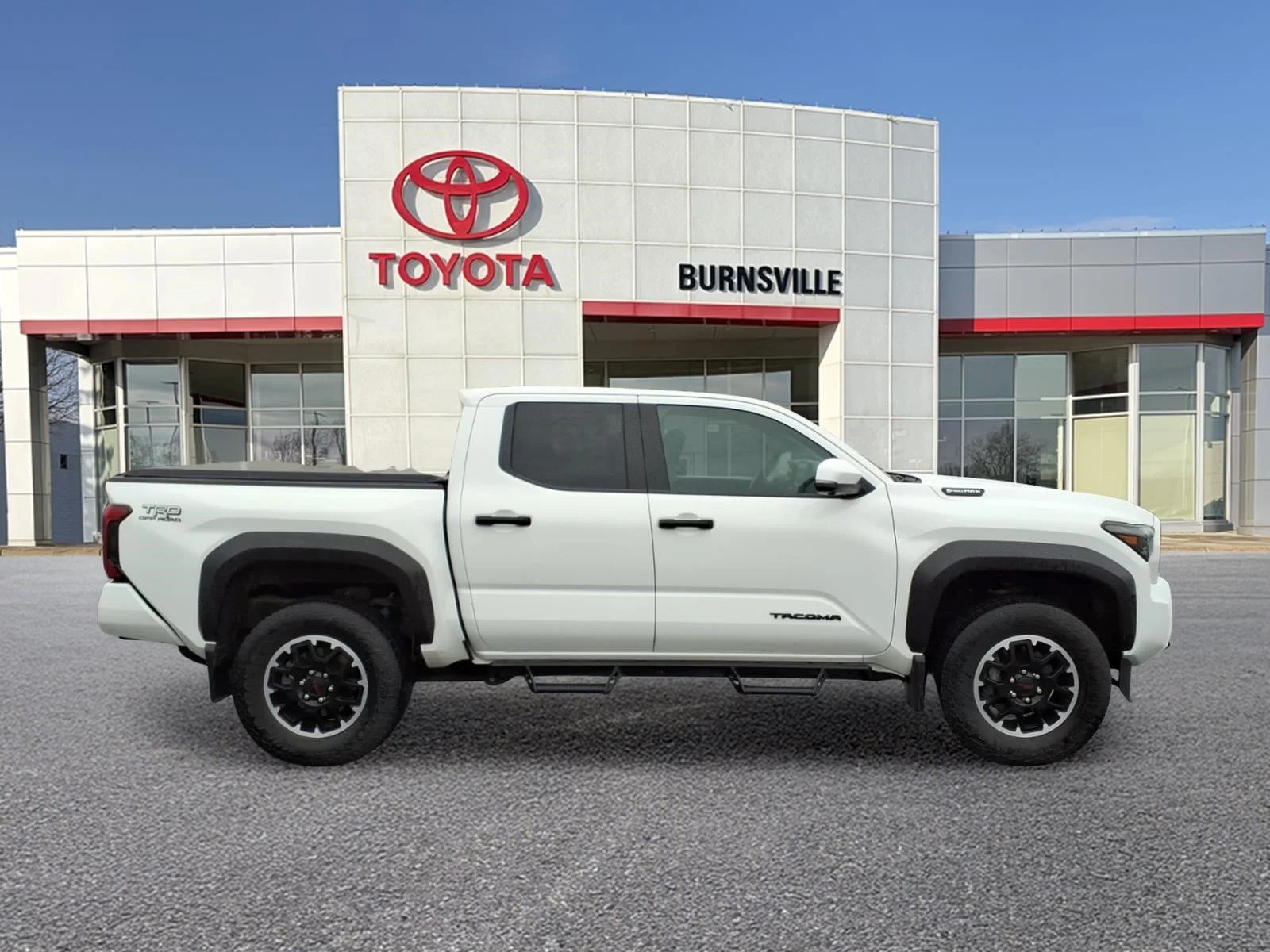 Certified 2025 Toyota Tacoma TRD Off Road with VIN 3TYLC5LNXST033052 for sale in Burnsville, Minnesota