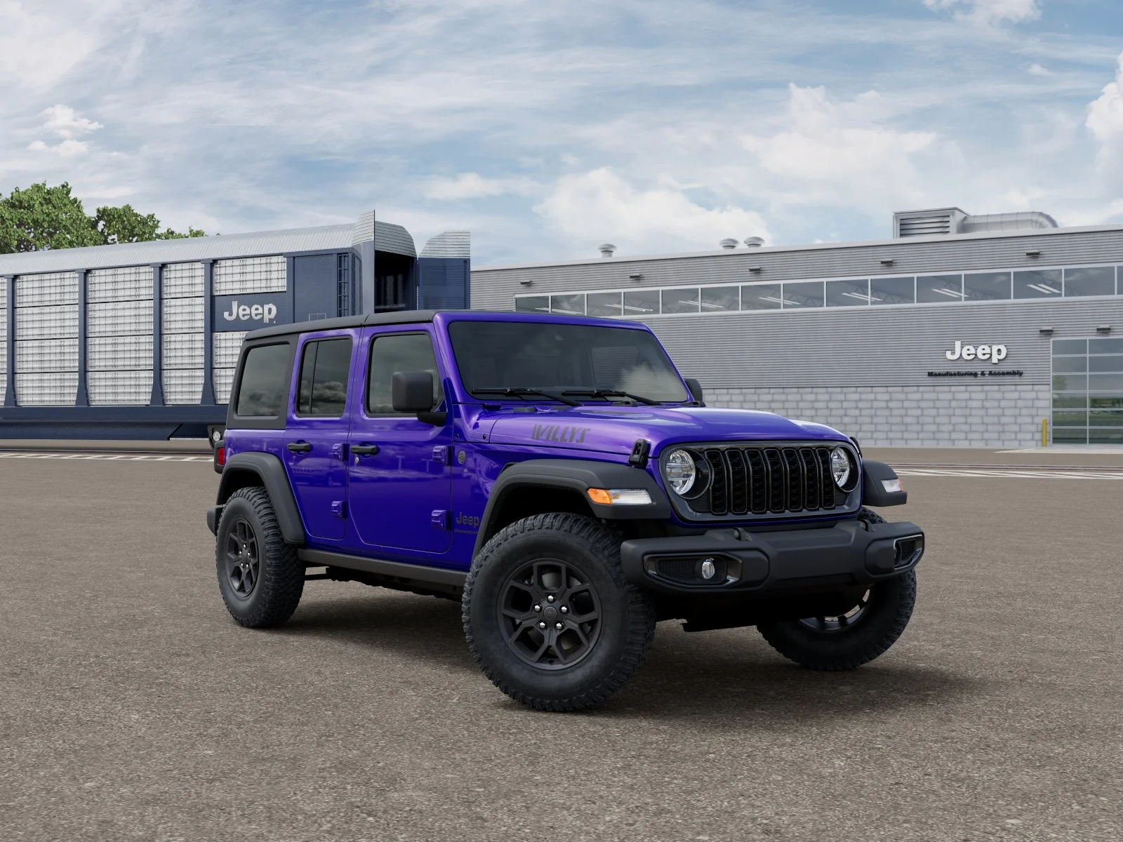 New 2026 Purple Jeep Willys image 4