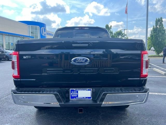 Used 2021 Antimatter Blue Metallic Ford Lariat image 7