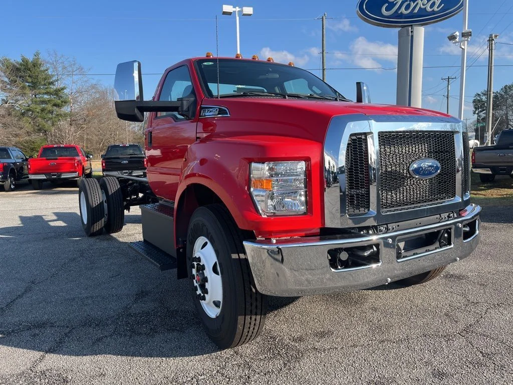 New 2025 Race Red Ford F-750 SD Gas Straight Frame image 3
