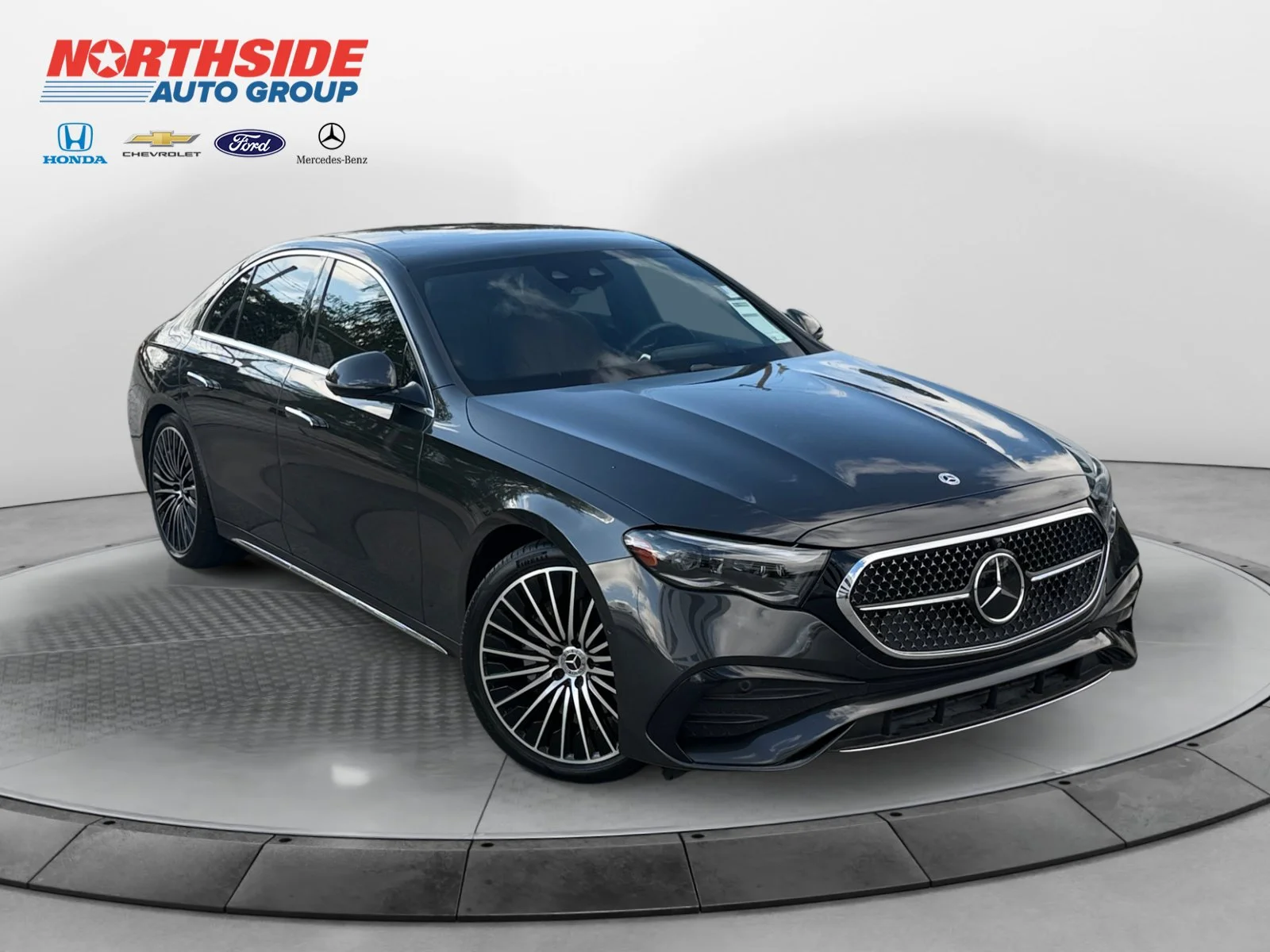 Certified Used 2025 Graphite Mercedes-Benz E 350 image 1