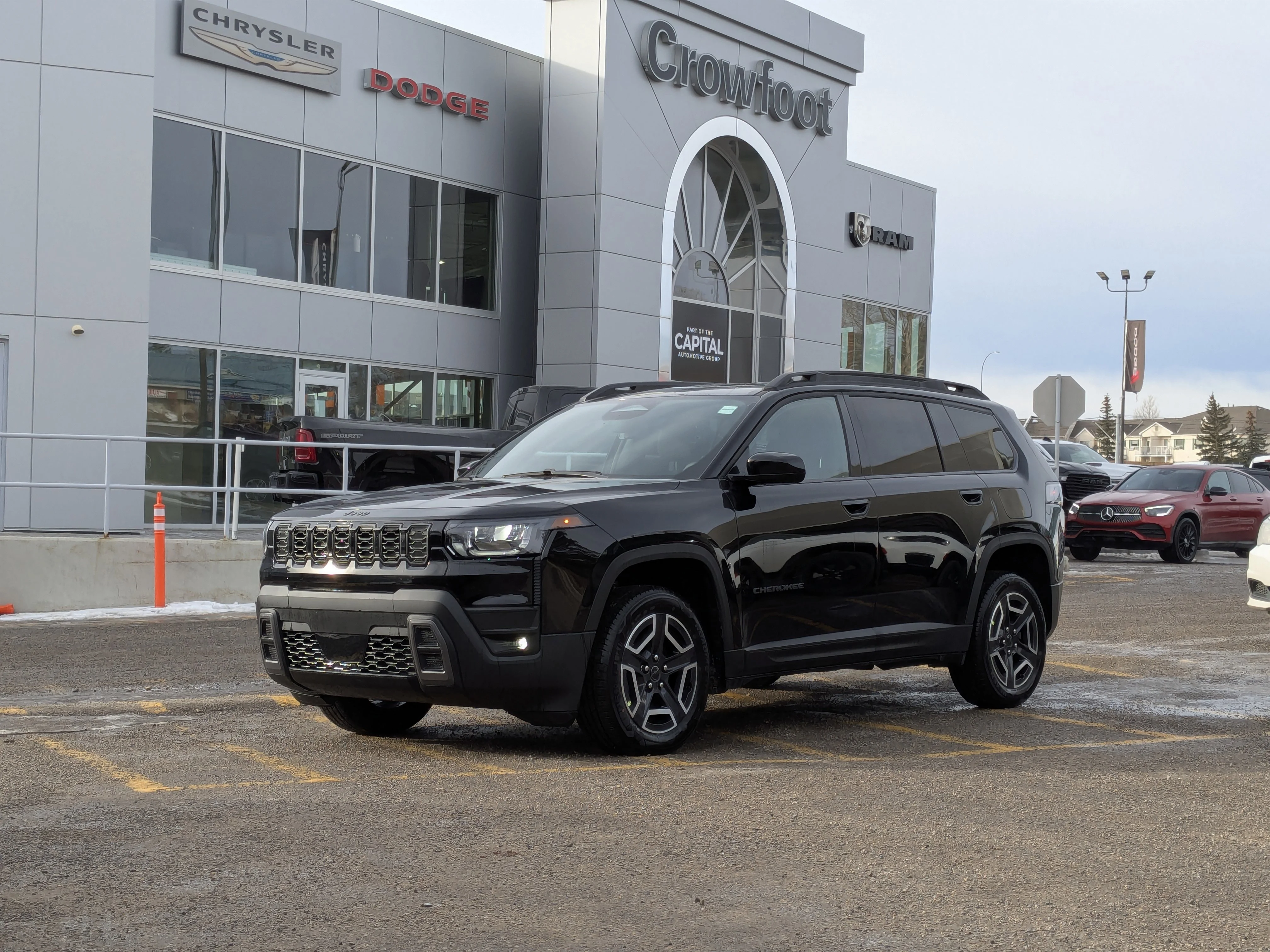New 2026 Black Jeep Laredo - - Pkg 23F  - Diamond Black Paint  - Compact Spare  - 1.6L Turbo Hybrid  & More image 1