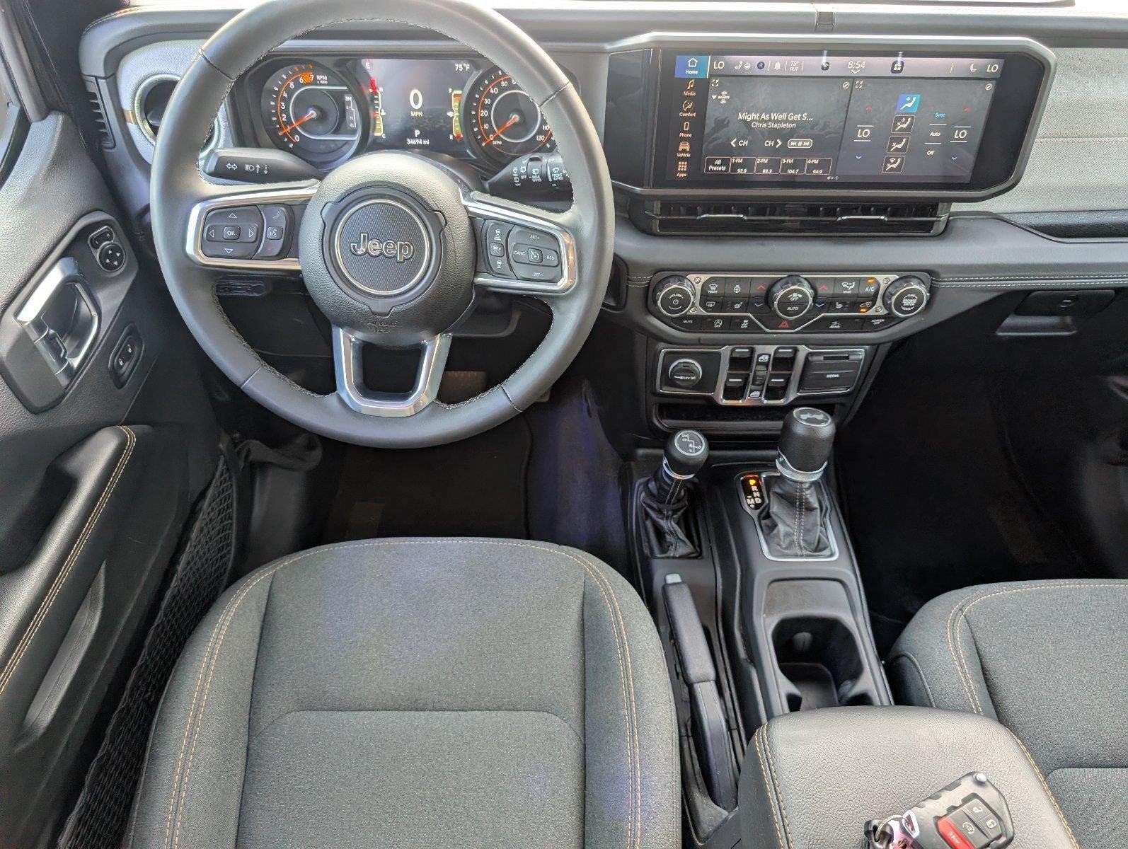 Used 2025 Black Clearcoat Jeep Sahara image 30