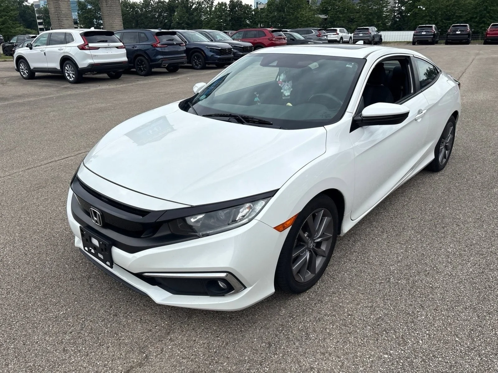 Used 2019 Platinum White Pearl Honda EX image 4