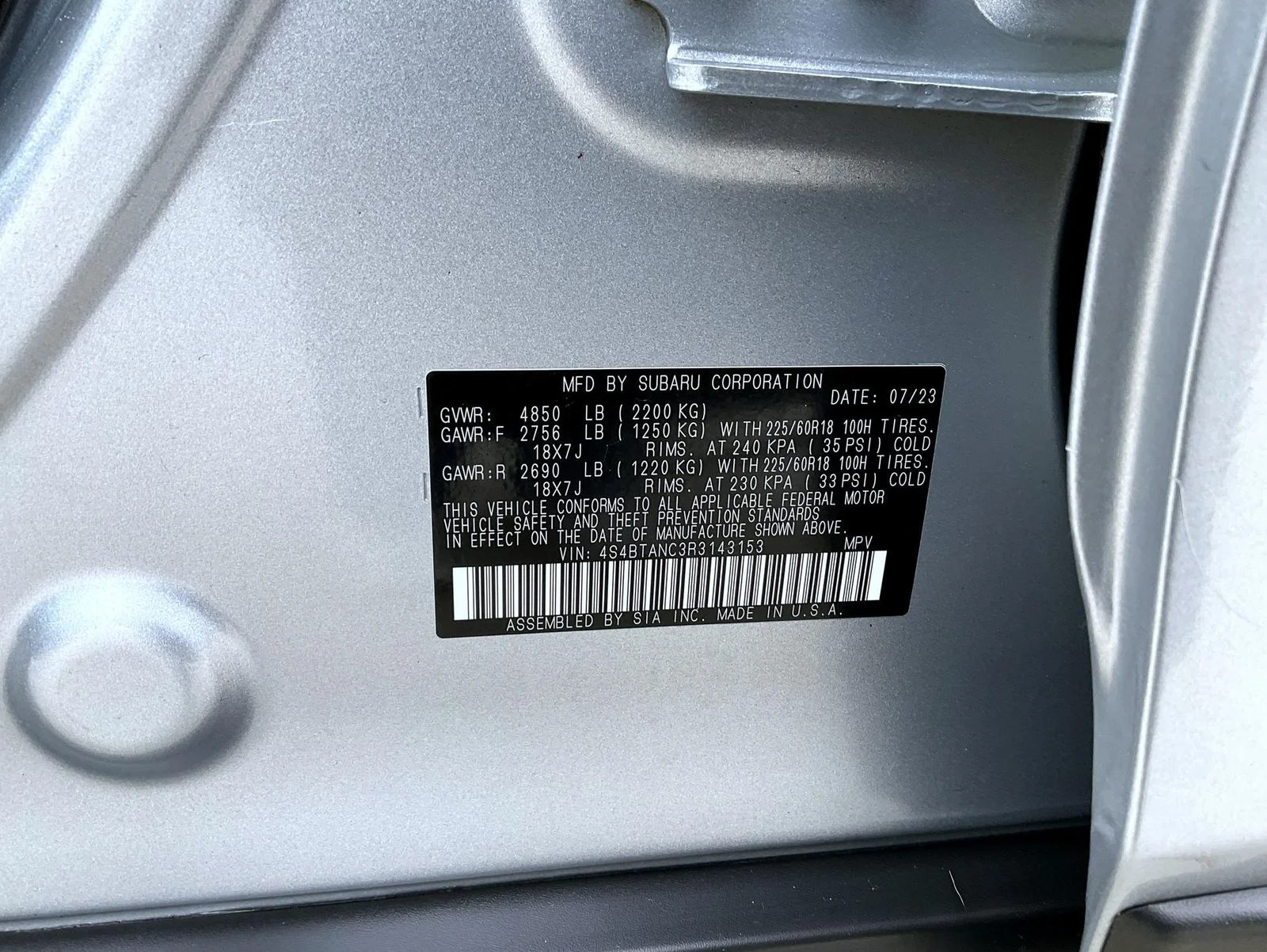 Used 2024 Silver Subaru Limited image 25
