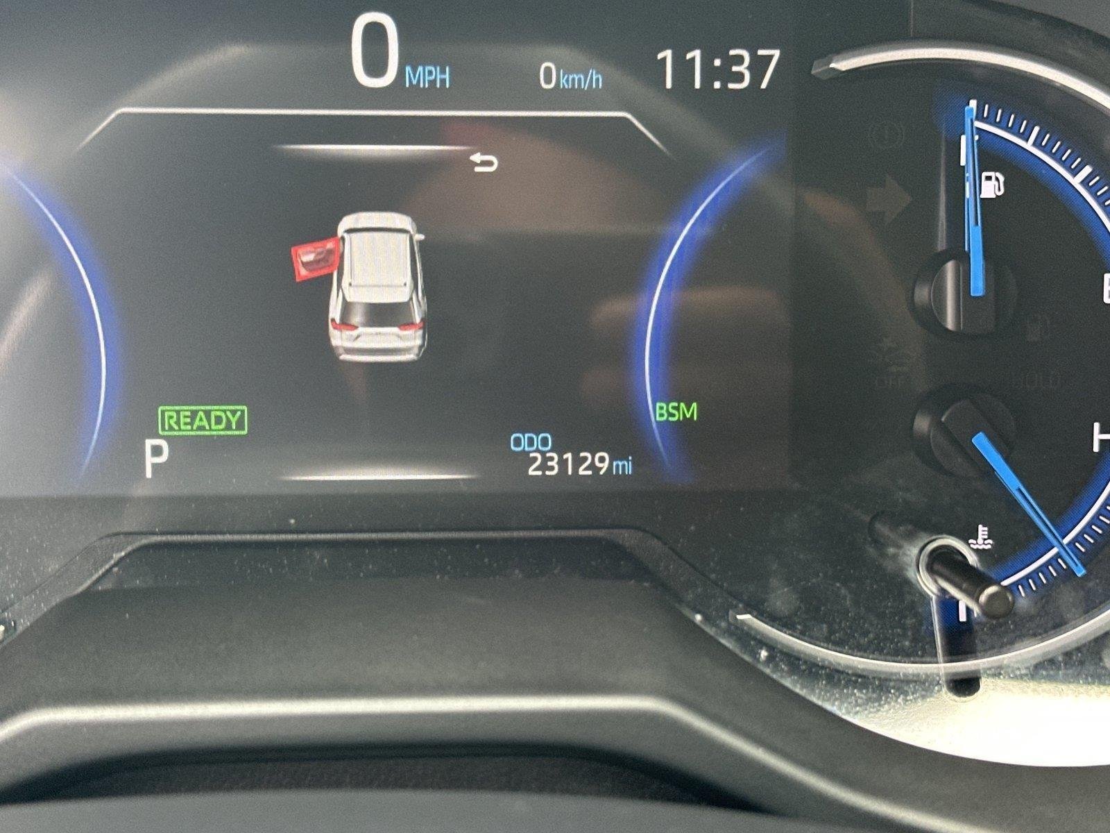 Used 2025 Silver Sky Metallic Toyota Hybrid SE image 13