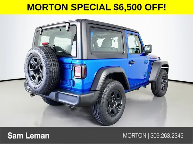 New 2026 Hydro Blue Pearlcoat Jeep Sport 4WD image 7