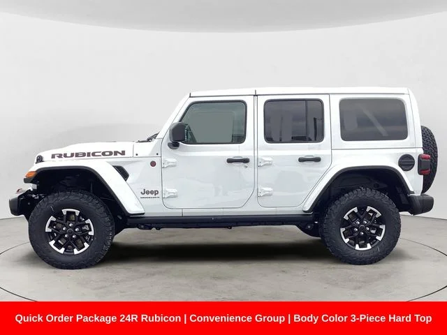 New 2026 Bright White Clearcoat Jeep 4-DOOR RUBICON image 2