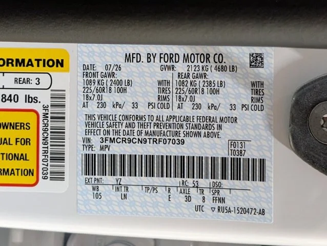 New 2026 Oxford White Ford Outer Banks® image 51