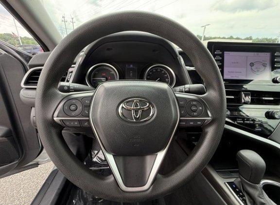 Used 2024 Celestial Silver Metallic Toyota Hybrid LE image 8