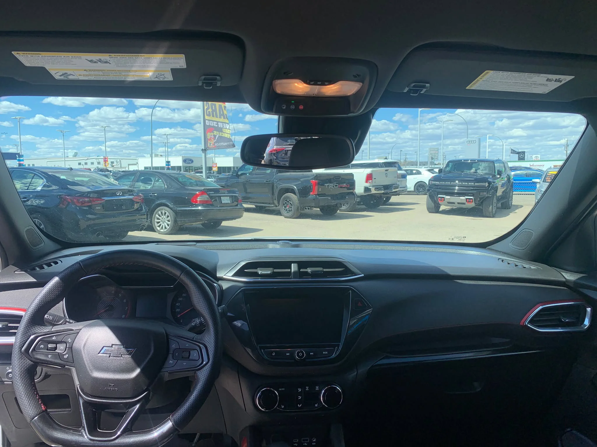 Certified Used 2022 White Chevrolet RS AWD*Remote Start | Htd Seats | Htd Wheel | Park Assist | Apple CarPlay | Blind Spot Detection image 7