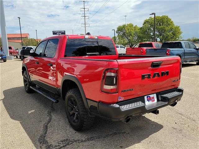 Used 2024 Flame Red Clearcoat RAM Rebel 4x4 Crew Cab 144.5 in. WB image 2