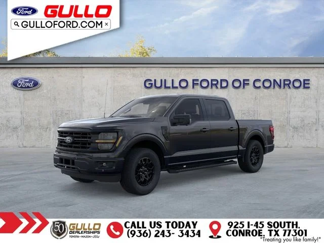 New 2026 Agate Black Metallic Ford XLT image 1