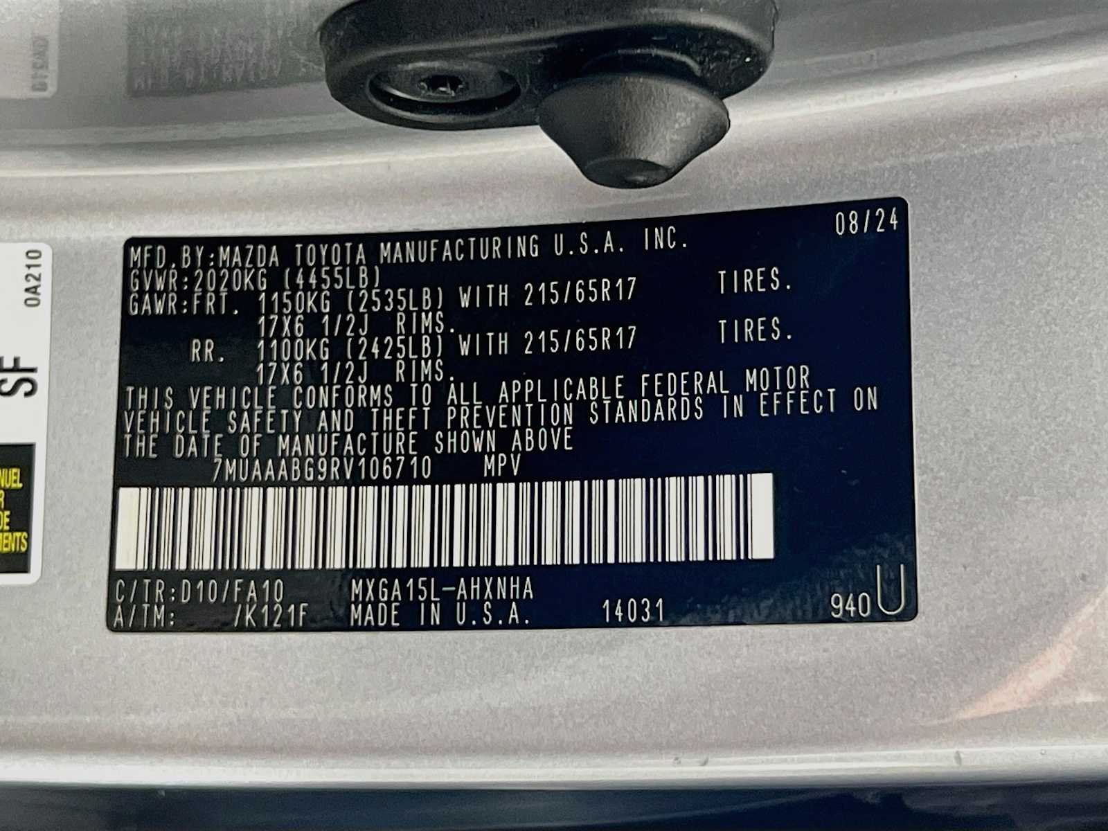 Used 2024 Sonic Silver Toyota L image 31
