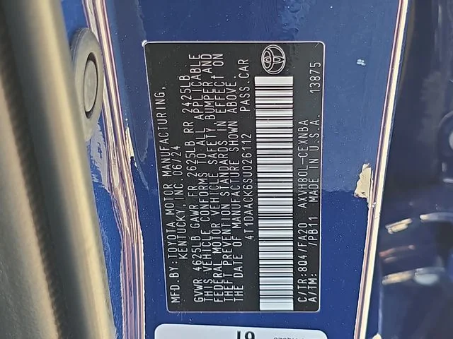 Used 2025 Blue Toyota LE image 23