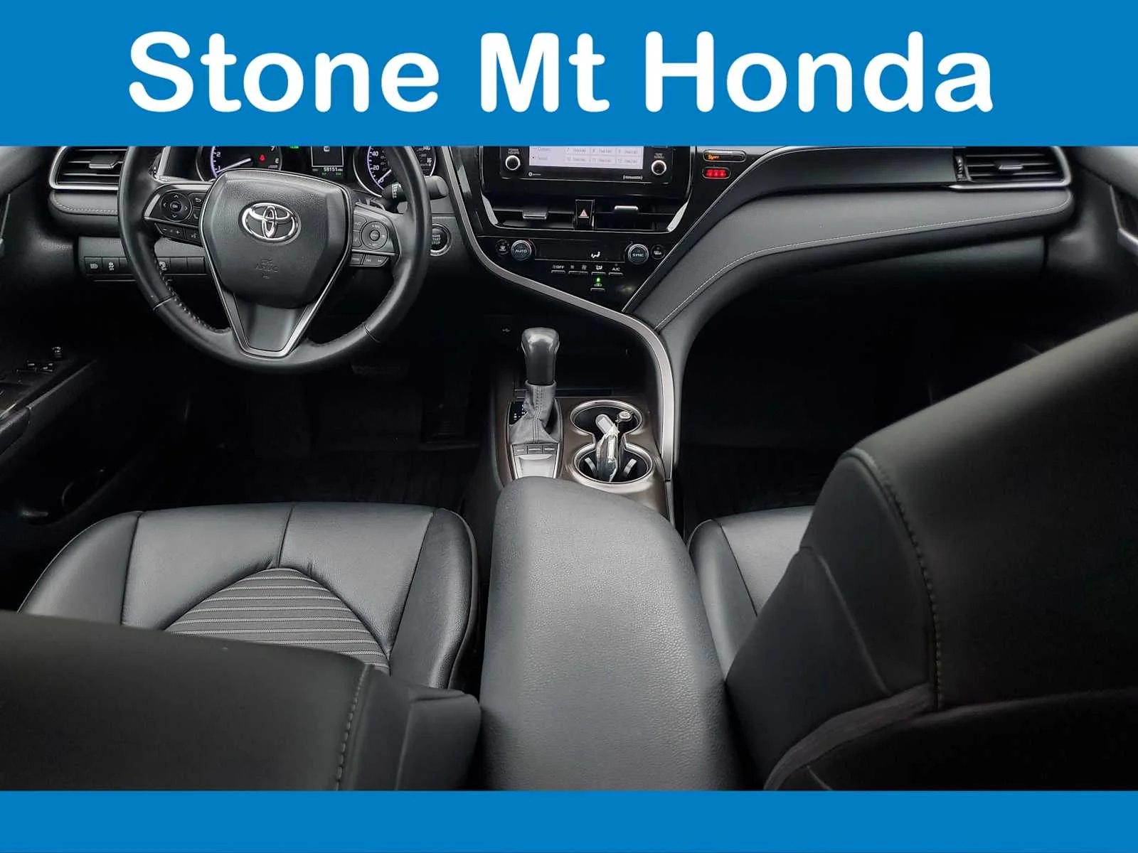 Used 2023 Midnight Black Metallic Toyota SE image 13