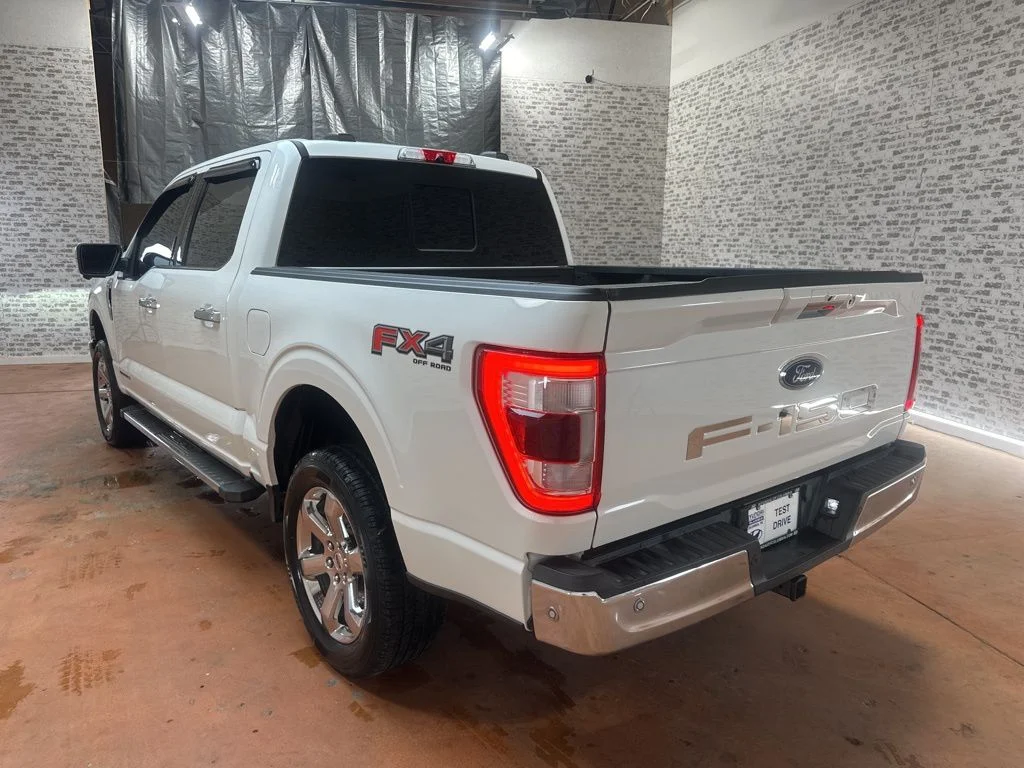 Used 2021 Space White Metallic Ford Lariat image 5