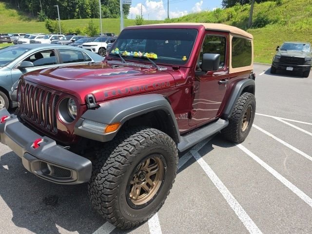 Used 2021 Red Jeep Rubicon image 2