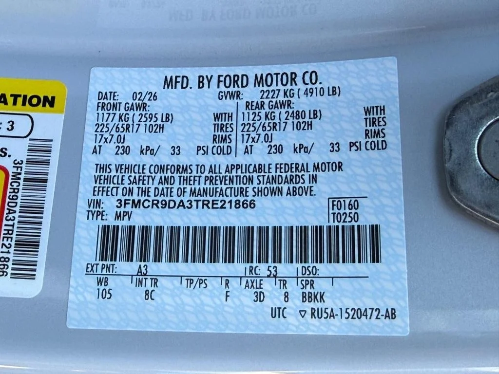 New 2026 Space White Metallic Ford Badlands® image 19