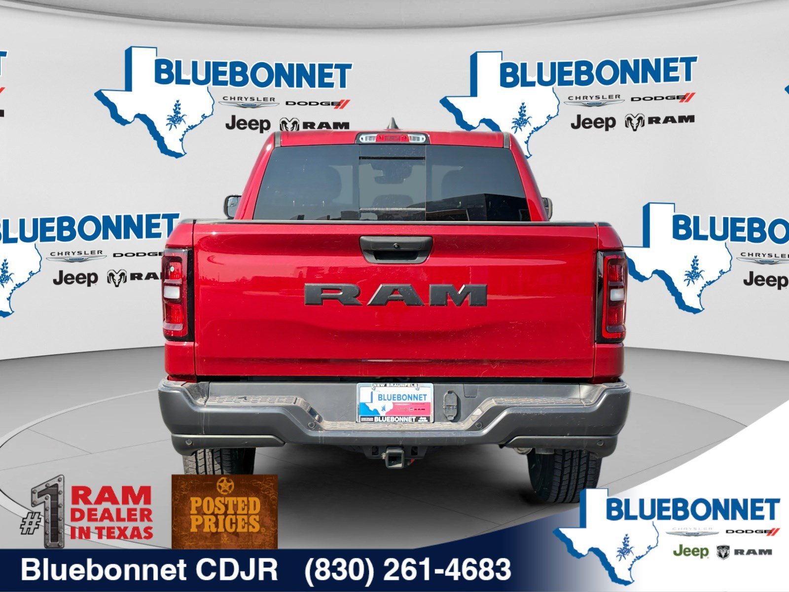 New 2026 Molten Red Pearl-Coat Exterior Paint RAM Tradesman image 6