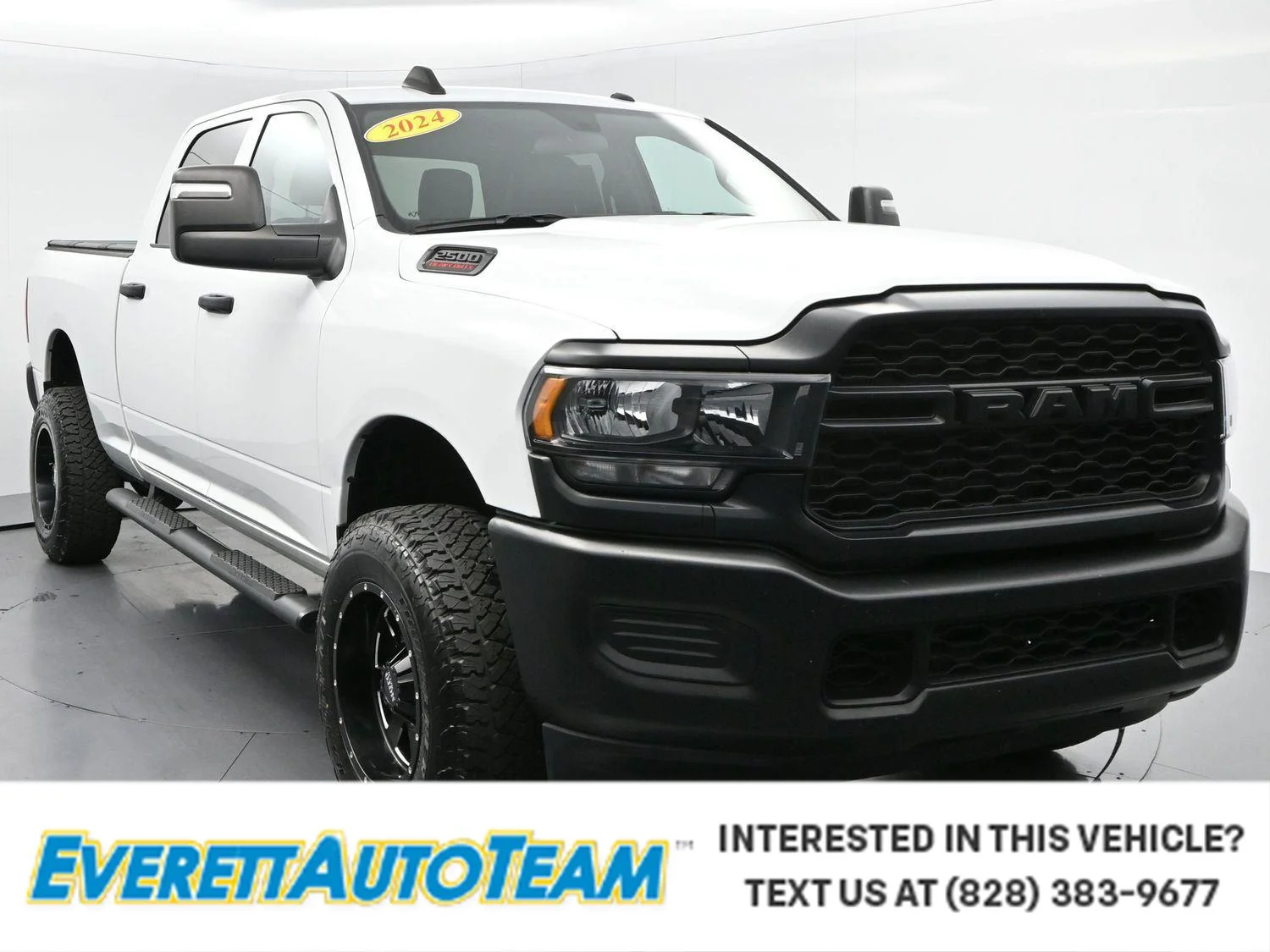 Used 2024 Bright White Clearcoat Ram Tradesman image 1