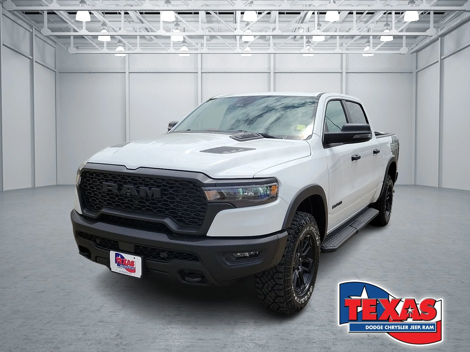 New 2026 PW7 Bright Whit Ram REBEL CREW CAB 4X4 5