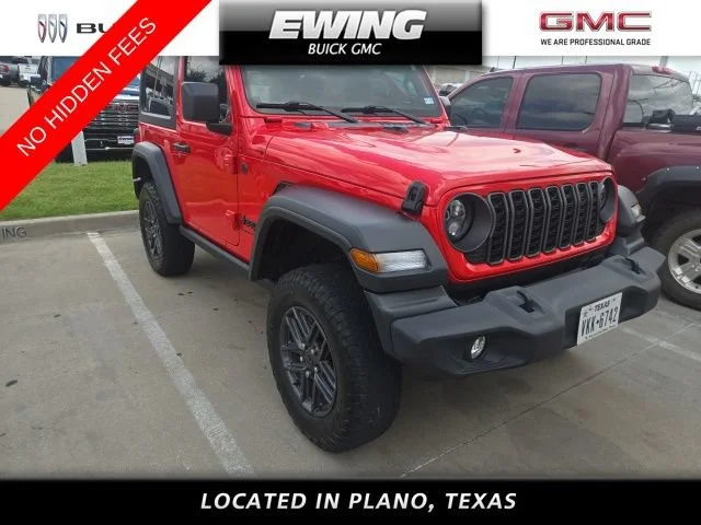 Used 2024 Red Jeep 2-Door Sport S 4x4 image 1