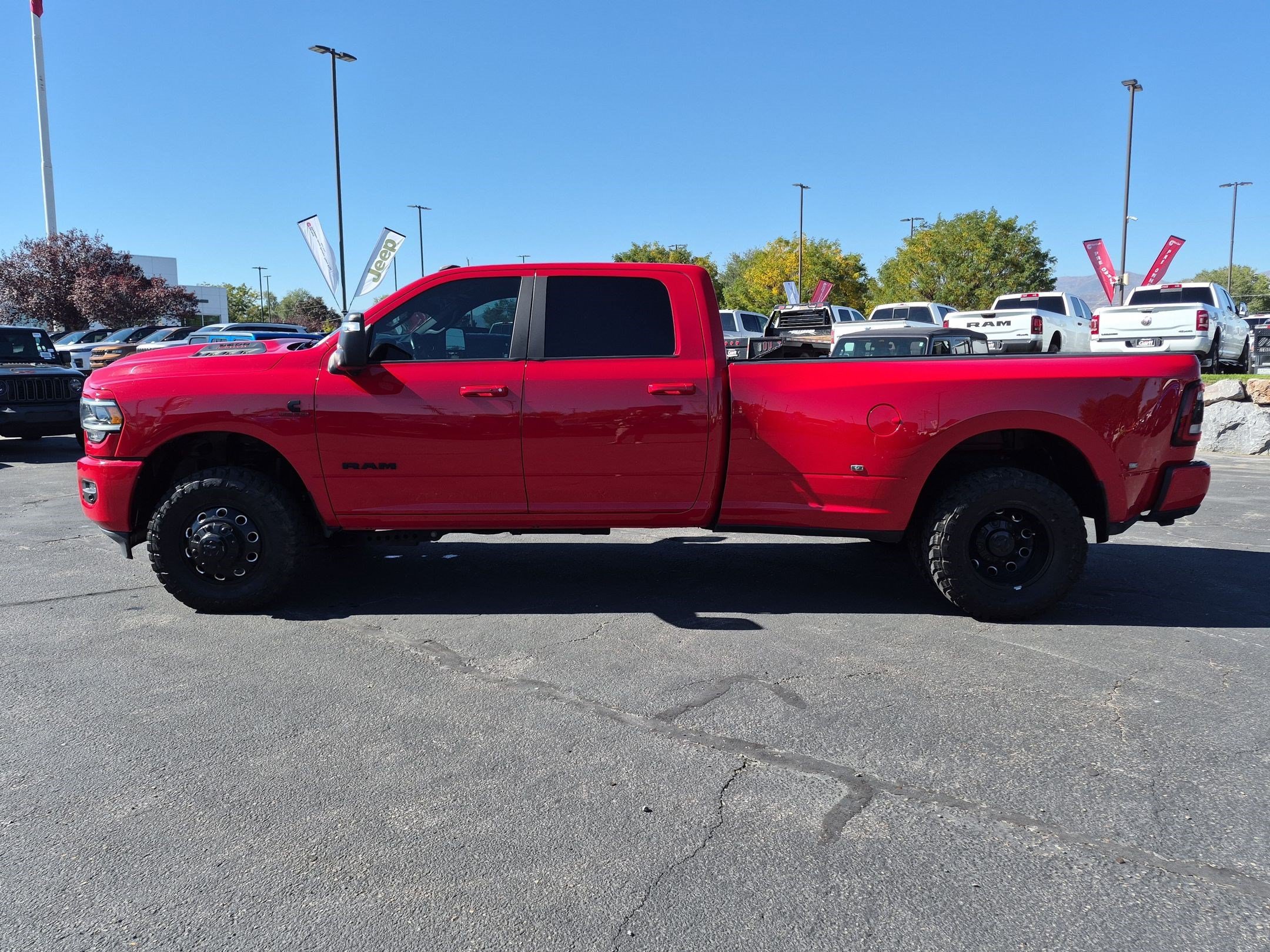 Certified Used 2024 Flame Red Clearcoat Ram Laramie image 8